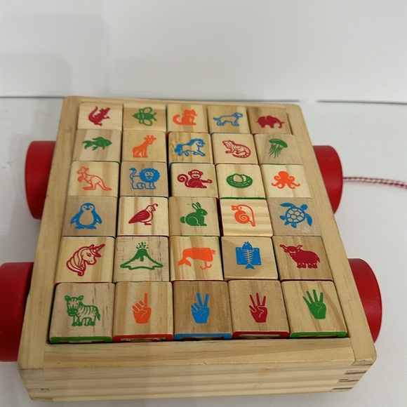 OAKTOWNSUPPLY ABC WOOD BLOCKS - Picture 4 of 9